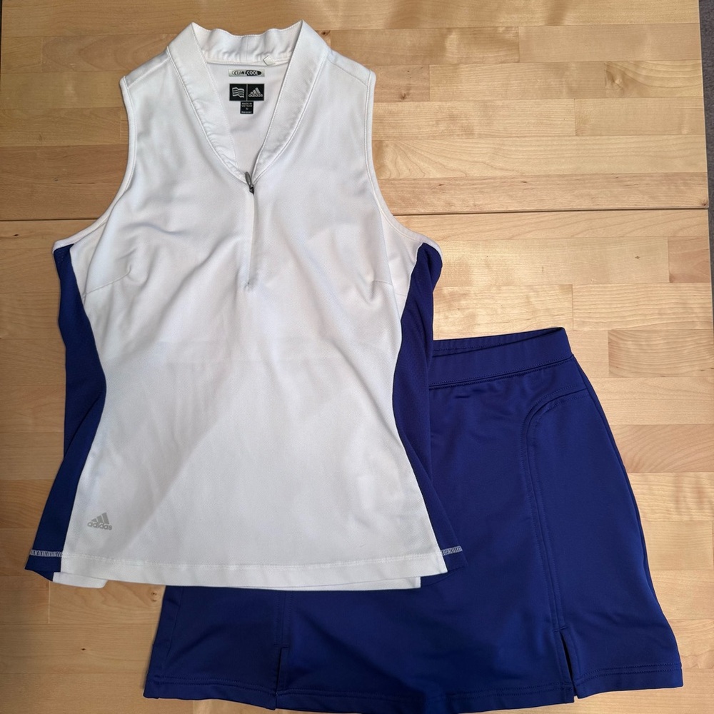 Adidas Women’s Golf Tank and Skort Set - size medium